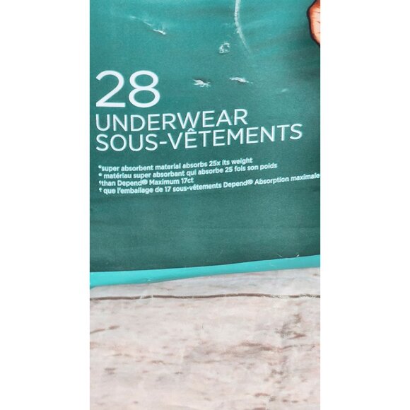 Depend Fresh Protection Underwear L/XL 28 Count Super Absorbent With DryShield - Picture 4 of 9
